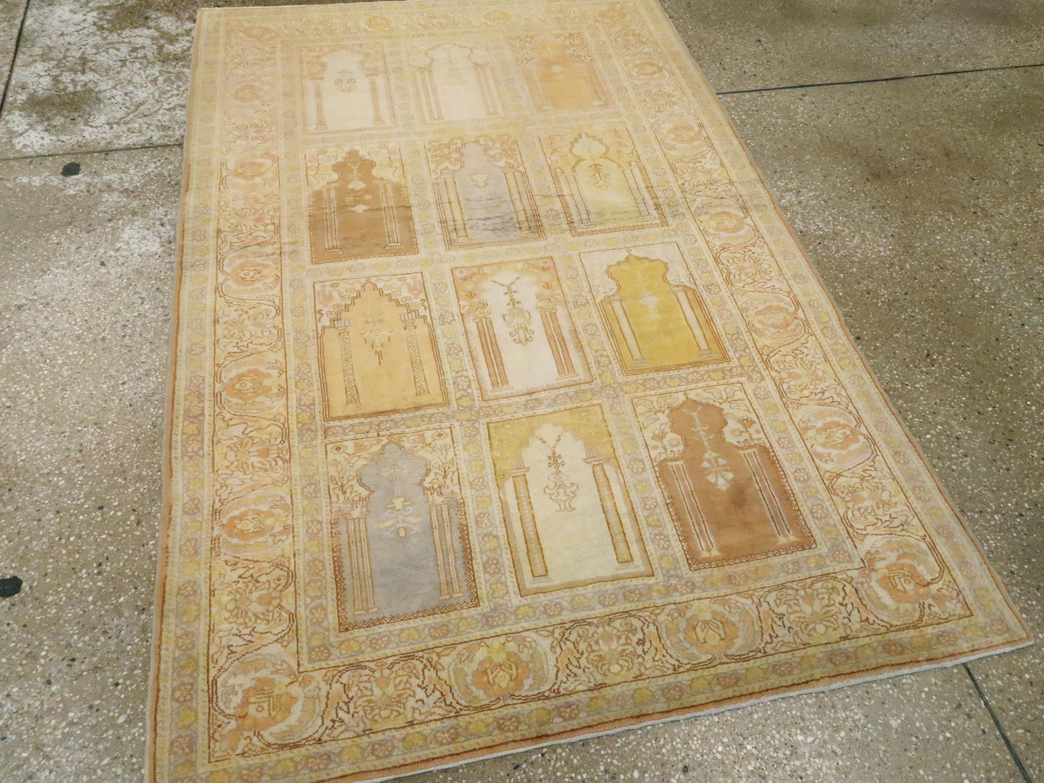 20ième siècle Tapis de Turquie Sivas vintage en vente