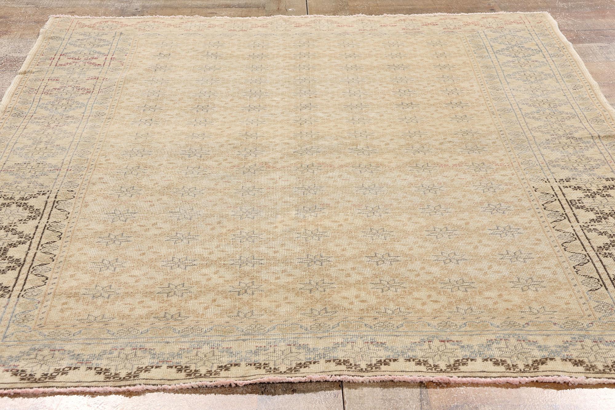 Türkischer Sivas-Teppich, Vintage im Angebot 1