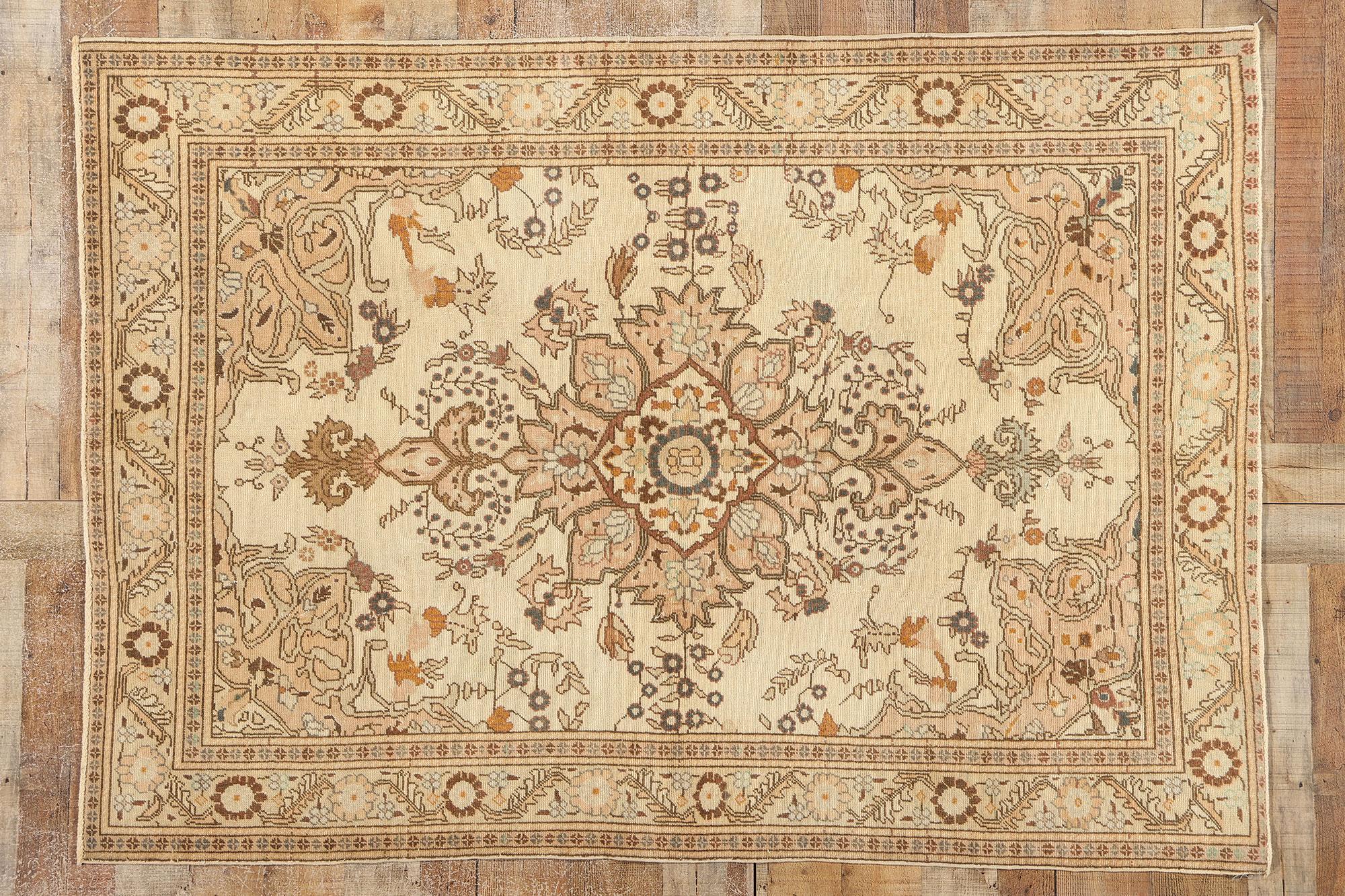 Alfombra de lana turca orgánica moderna de los años 60 en venta 1