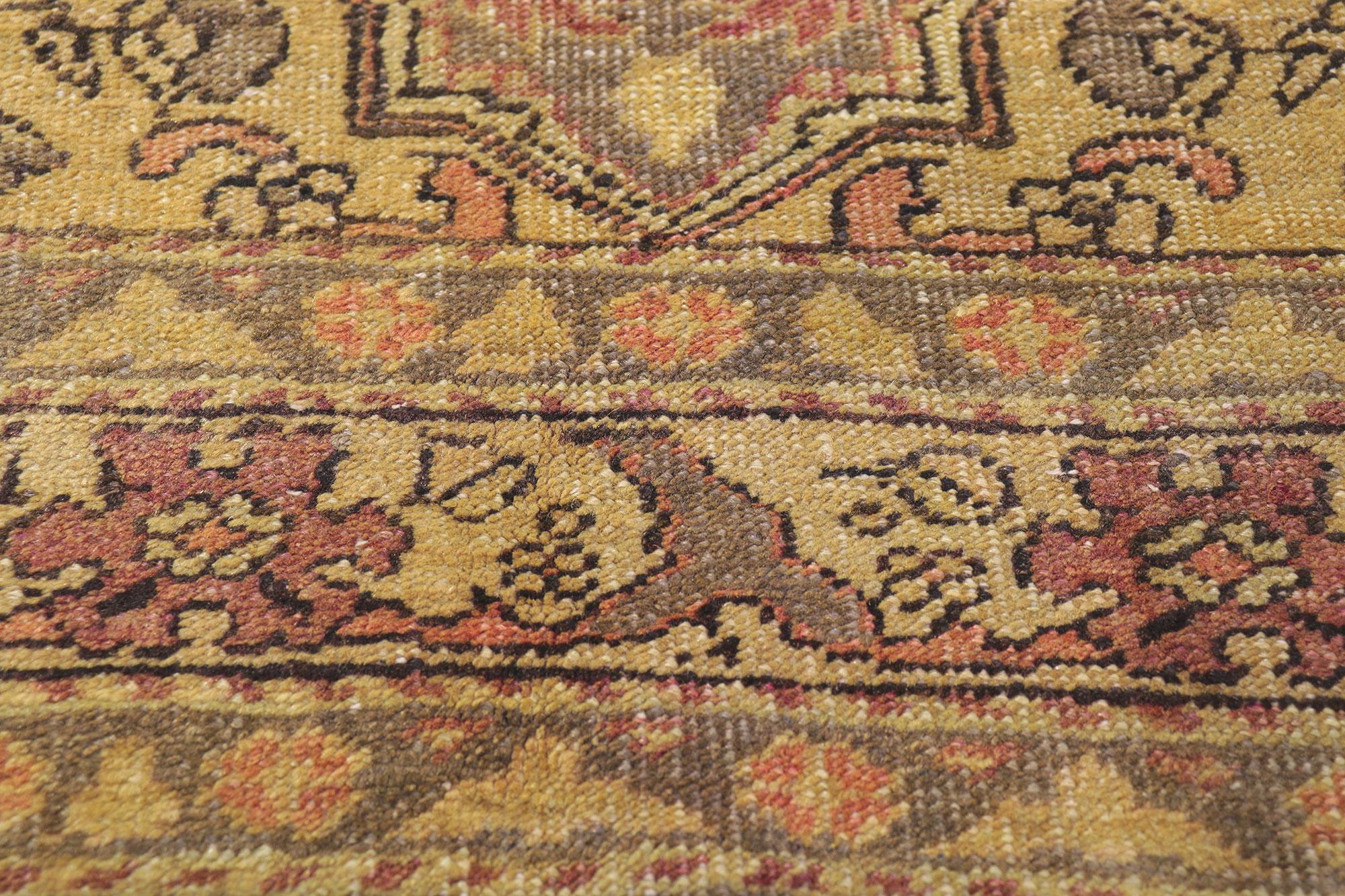 Alfombra Sivas Turca Vintage, la belleza robusta se une a la elegancia informal Anudado a mano en venta