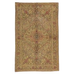 Vintage Turkish Sivas Rug, Rugged Beauty Meets Casual Elegance