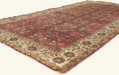 The Crimson Garden: A Vintage Turkish Sivas Masterpiece of Imperial Splendor