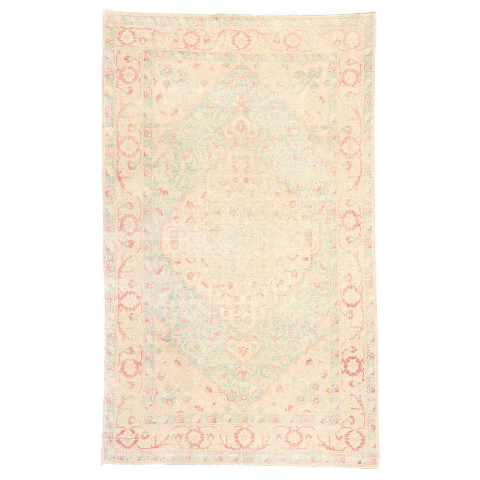 Vintage Persian Mahal Rug with Modern Rustic English Country Cottage ...