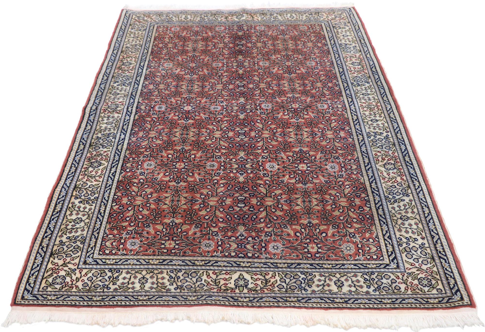 Alfombra Sivas Turca Vintage de Estilo Tradicional colonial estadounidense en venta