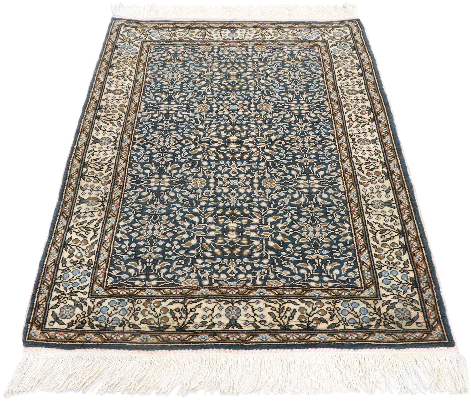 Türkischer Sivas-Teppich im traditionellen Stil, Vintage (Amerikanisch Kolonial) im Angebot