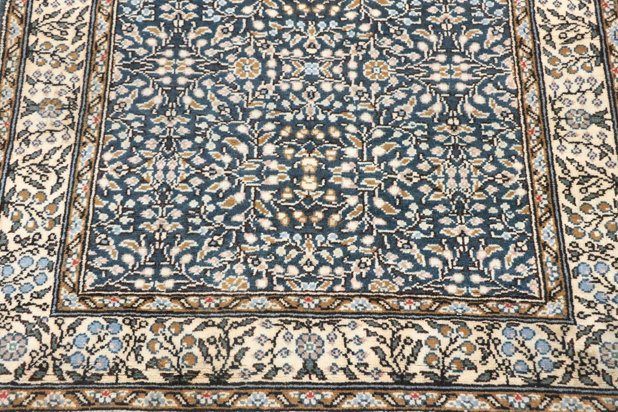 Türkischer Sivas-Teppich im traditionellen Stil, Vintage (Handgeknüpft) im Angebot