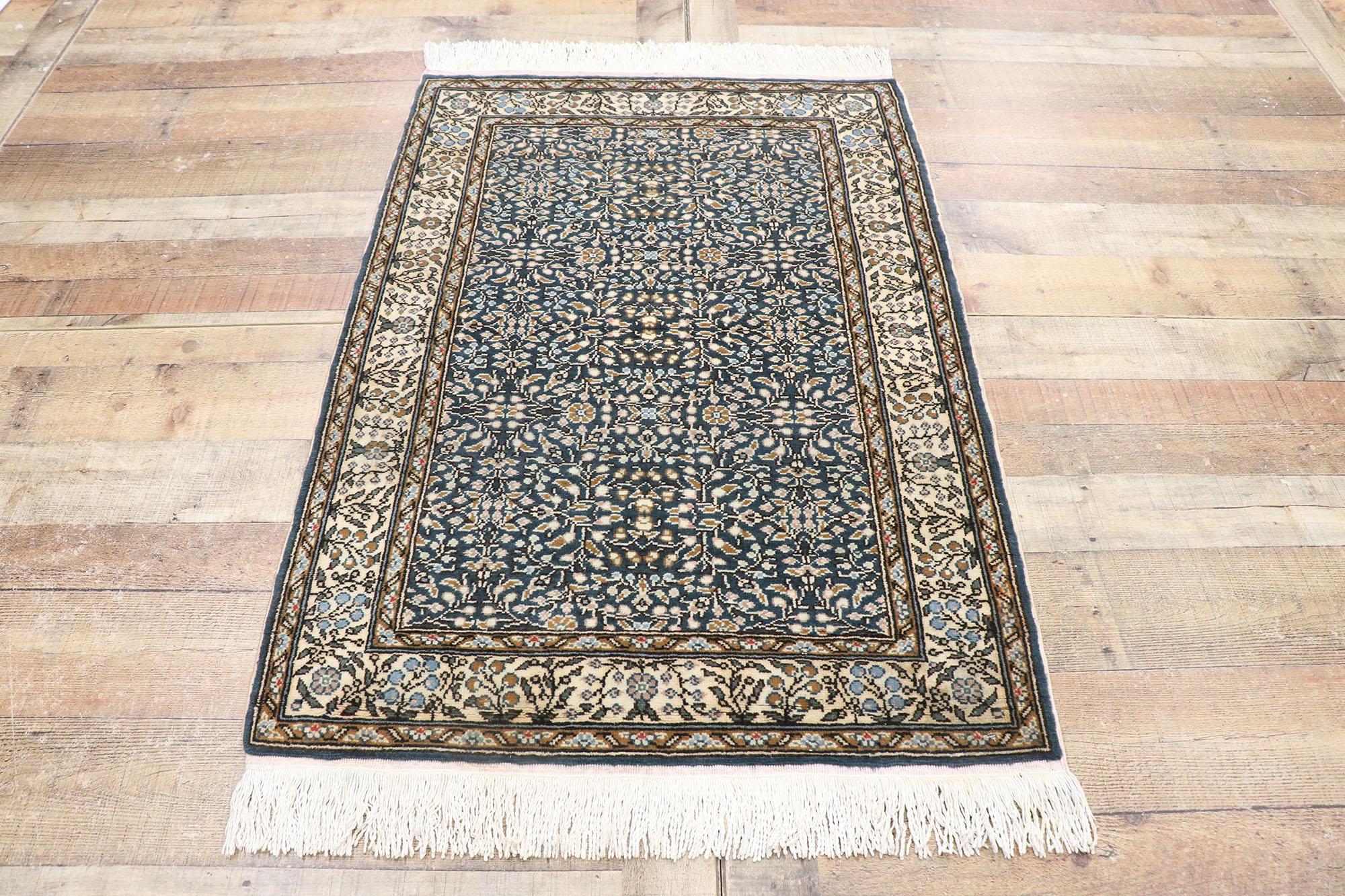 Türkischer Sivas-Teppich im traditionellen Stil, Vintage (Wolle) im Angebot