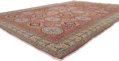 Tapis turc Sivas vintage de style tribal