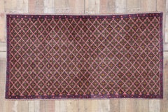 Vintage Turkish Sivas Rug with Victorian Bohemian Style