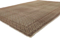 Vintage Turkish Sivas Rug with Warm, Neutral Colors