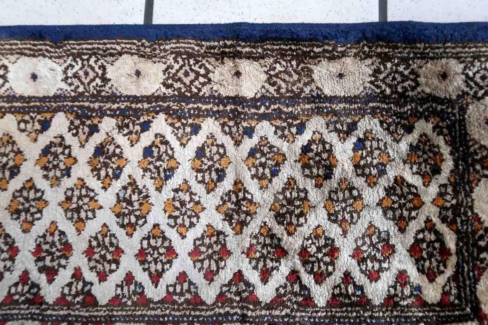 Vintage Turkish Sivas Silk Mat, 1950s, 1C1011 For Sale 1