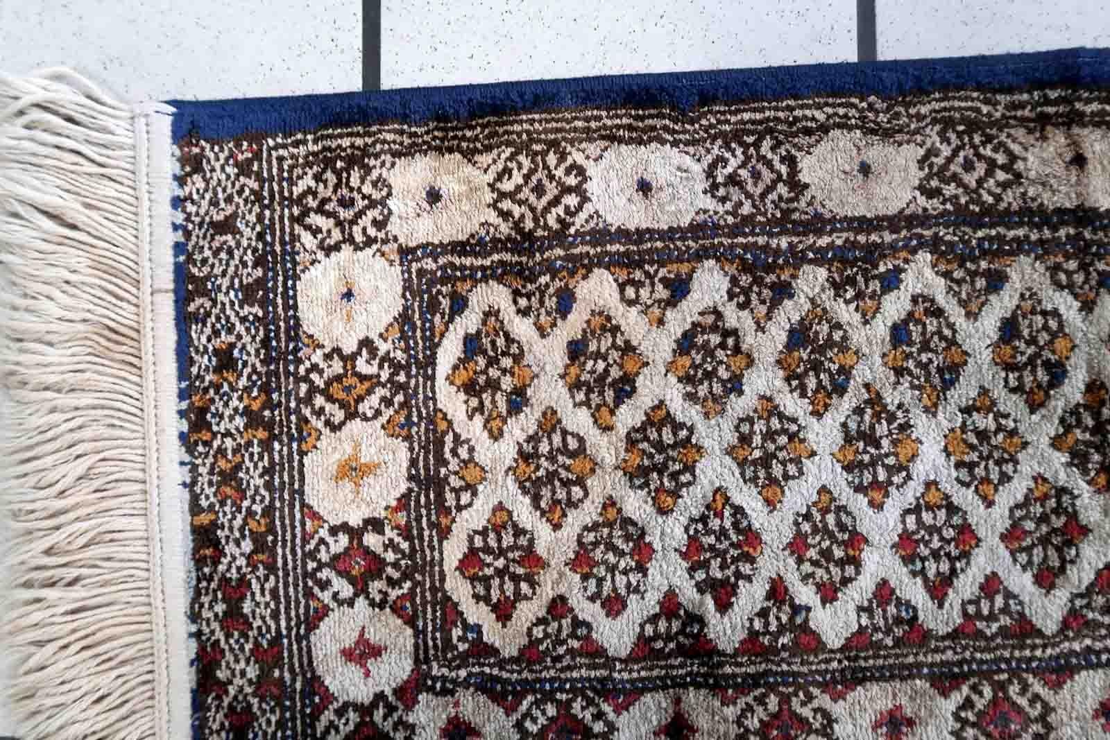 Vintage Turkish Sivas Silk Mat, 1950s, 1C1011 For Sale 3