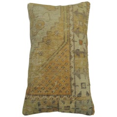 Vintage Turkish Soft Yellow Pillow