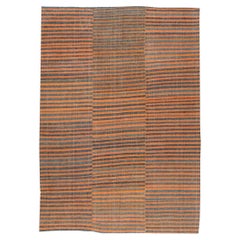 Alfombra vintage de tejido plano turco