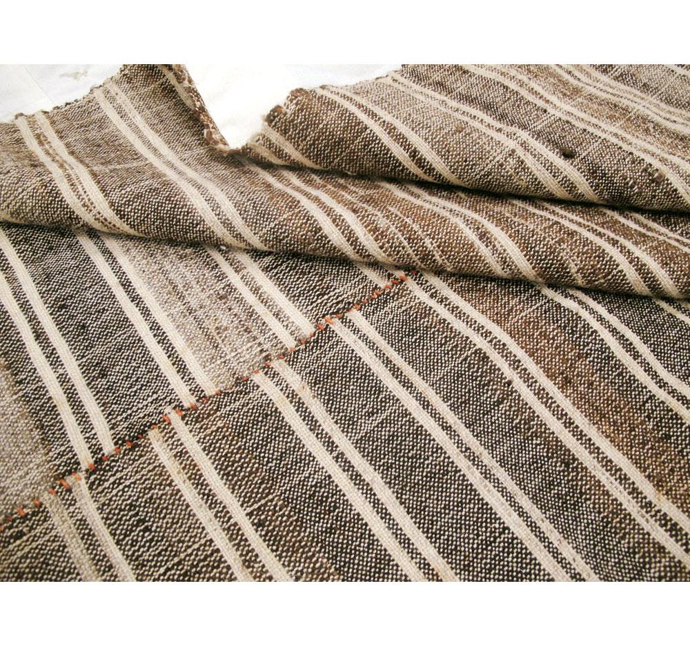 Vintage Turkish Textile Flat-Weave Rug For Sale 3