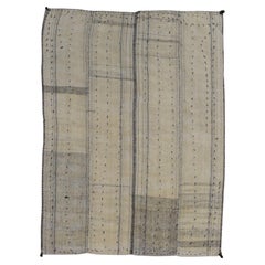 Vintage Turkish Tribal Blanket Rug 4'3''x5'9''