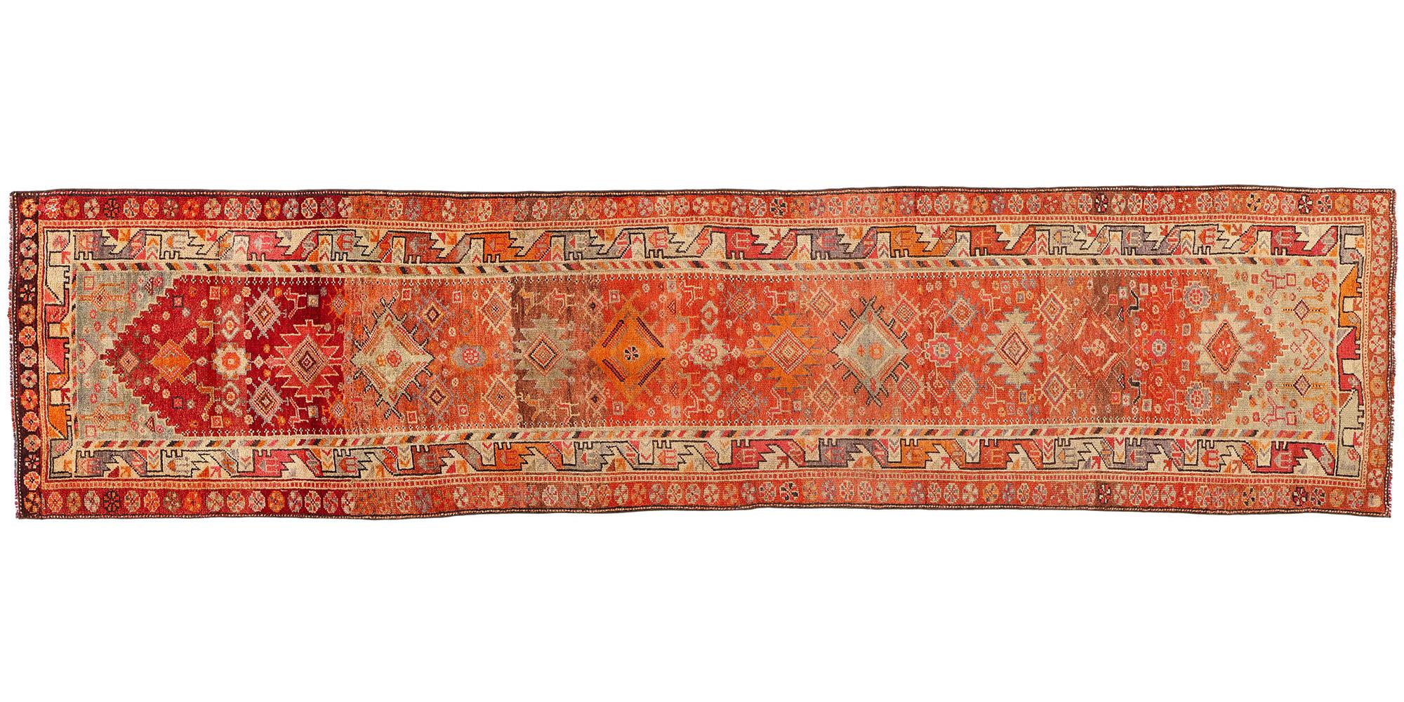 Vintage Turkish Tribal Kurdish Carpet For Sale 4