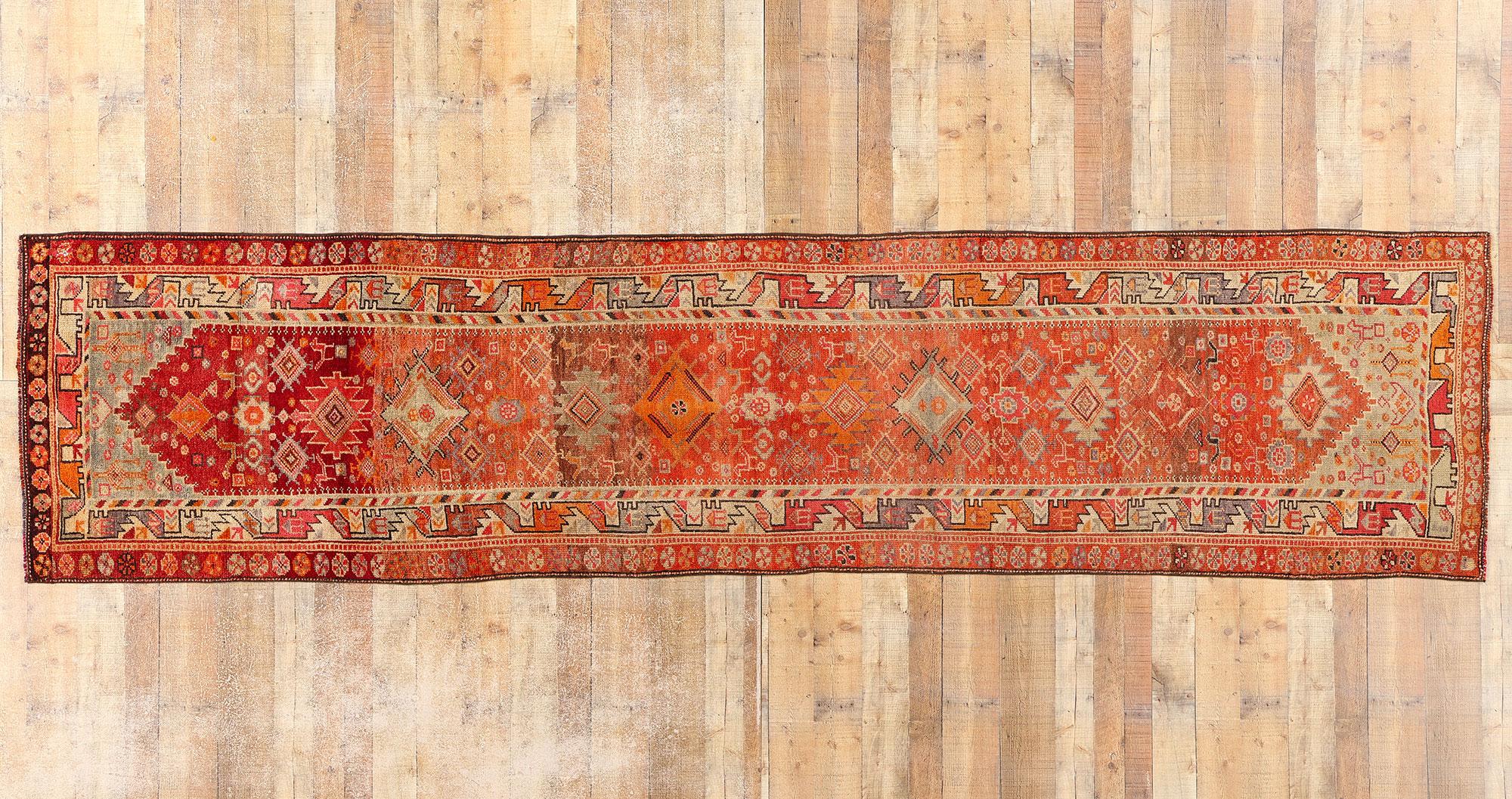 Vintage Turkish Tribal Kurdish Carpet For Sale 3