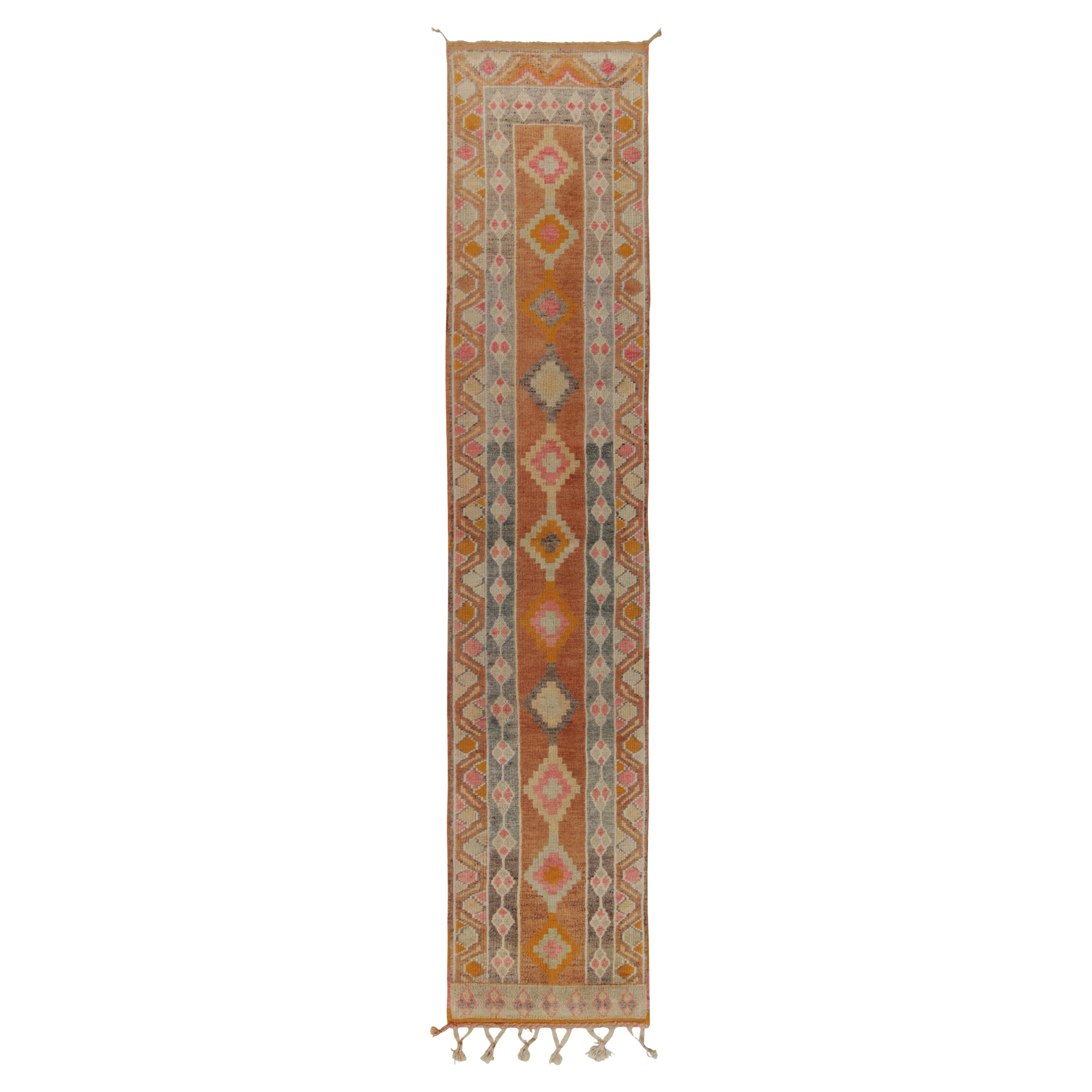Vintage Turkish Tribal runner with Multicolor Geometric Patterns by Rug ...