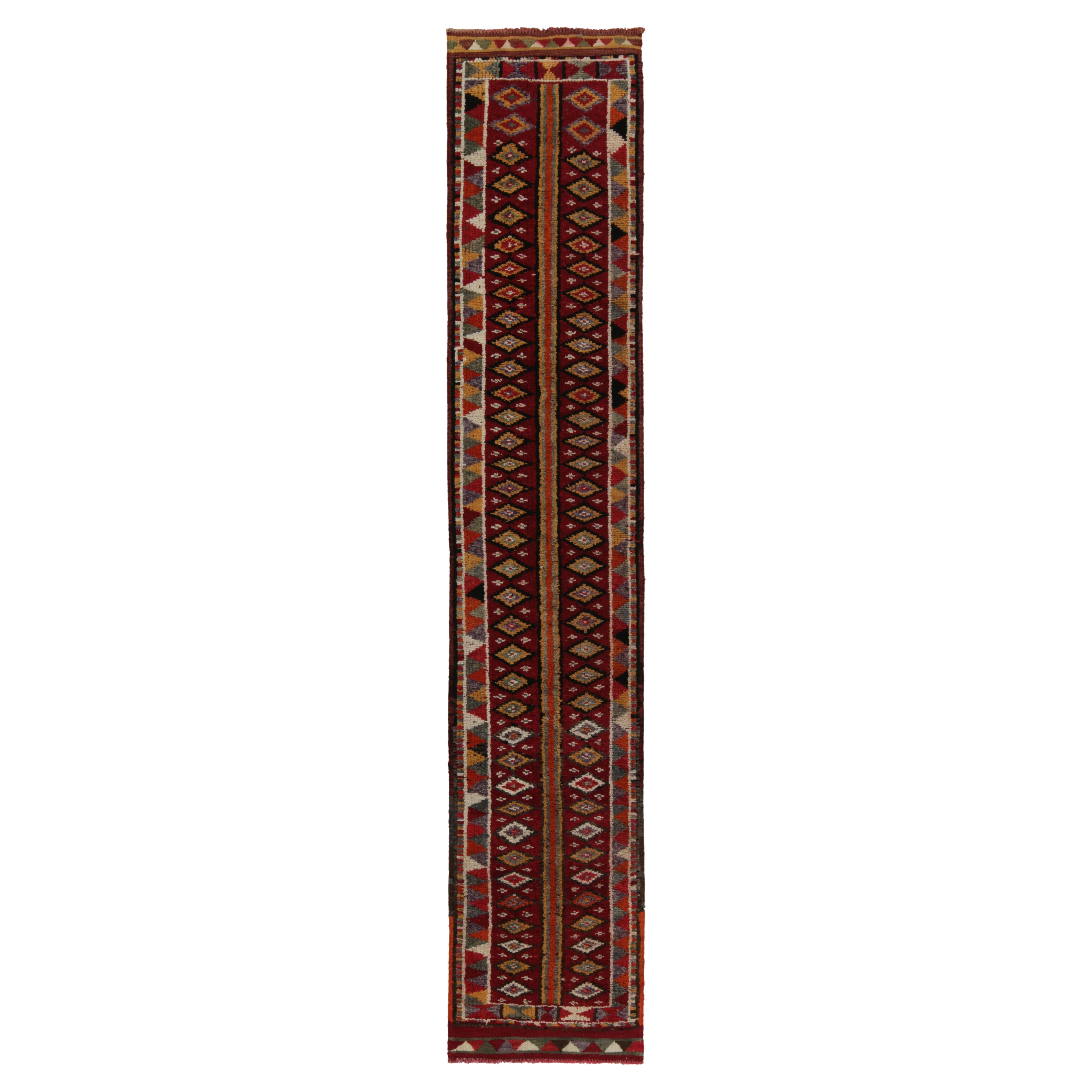 Vintage Turkish Tribal runner with Multicolor Geometric Patterns by Rug ...