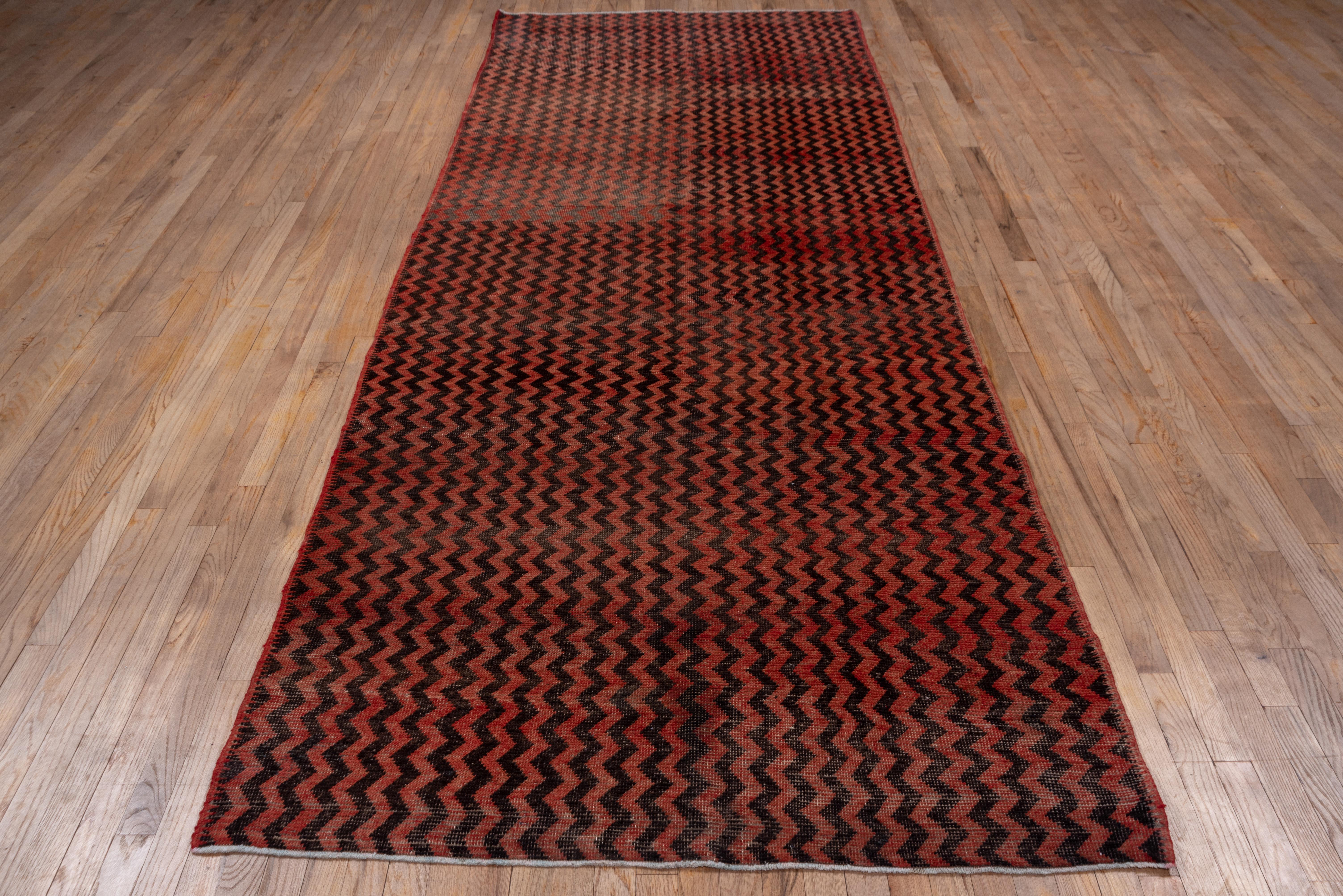 Hand-Knotted Vintage Turkish Tulu Carpet For Sale