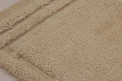 Vintage Turkish Tulu Rug, Beige Wool with Soft Pile - Rug & Kilim