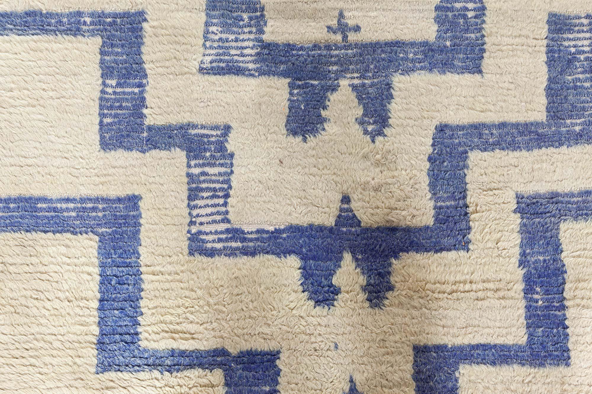 Vintage Turkish Tulu Rug Doris Leslie Blau siglo XX en venta