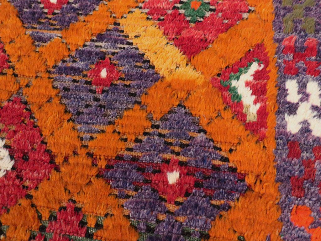 Vintage Turkish Tulu Rug In Good Condition In New York, NY