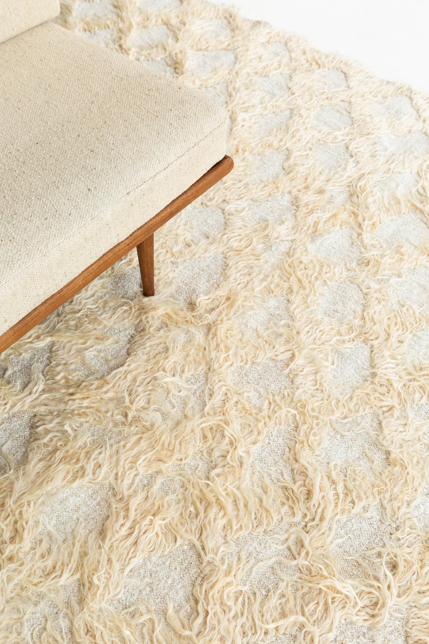 Wool Vintage Turkish Tulu Rug For Sale