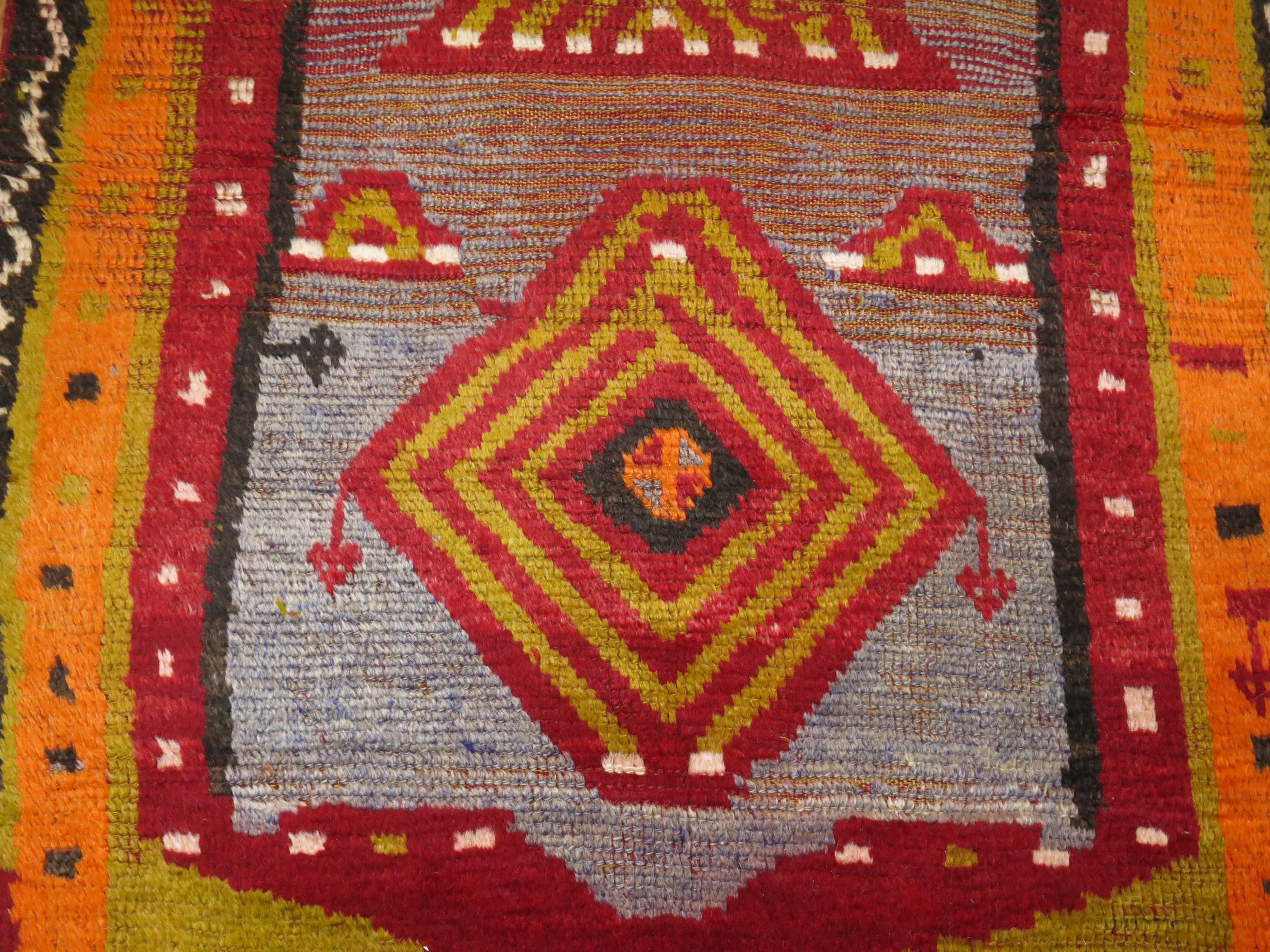 Türkischer Tulu-Teppich, Vintage (20. Jahrhundert) im Angebot