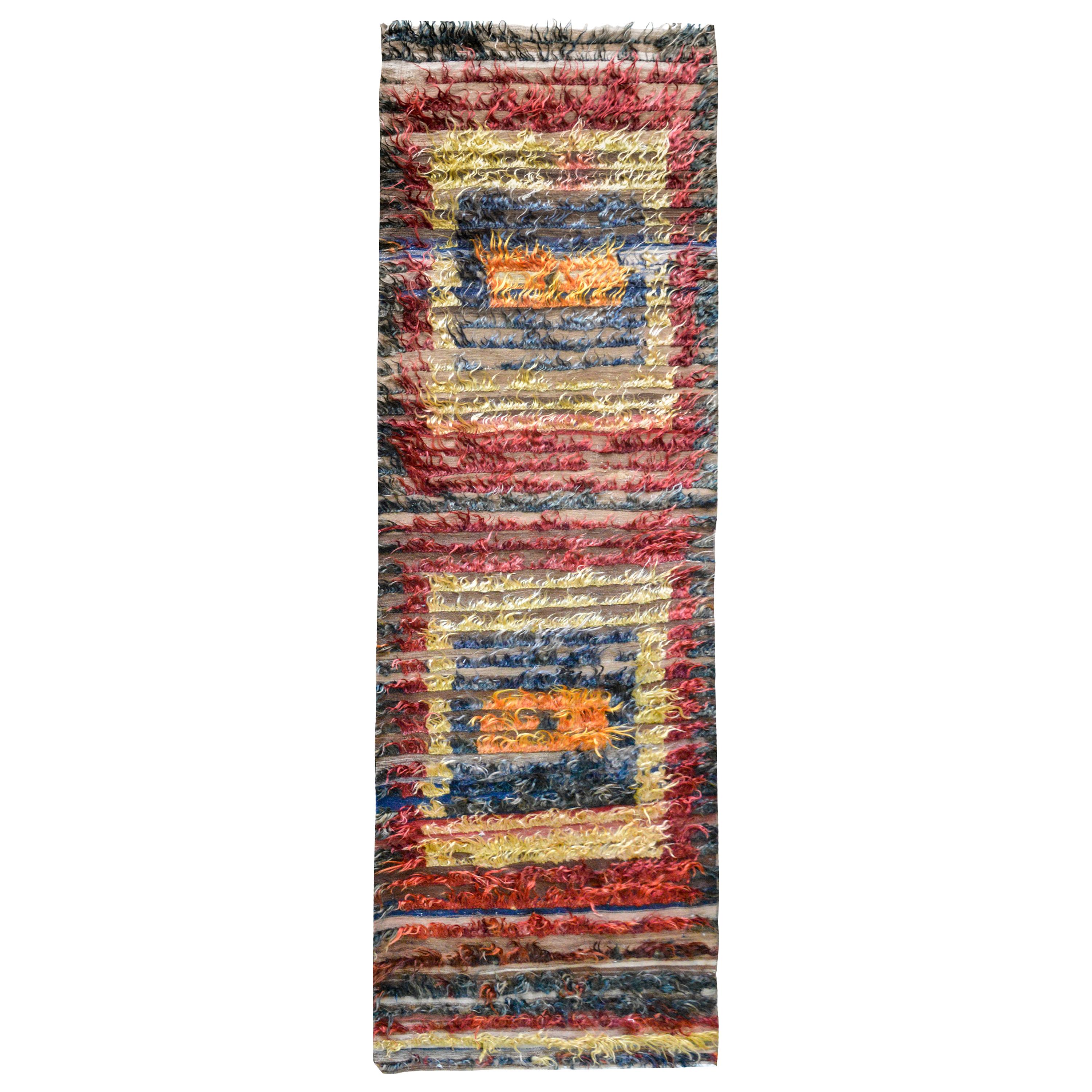 Vintage Turkish Tulu Rug For Sale