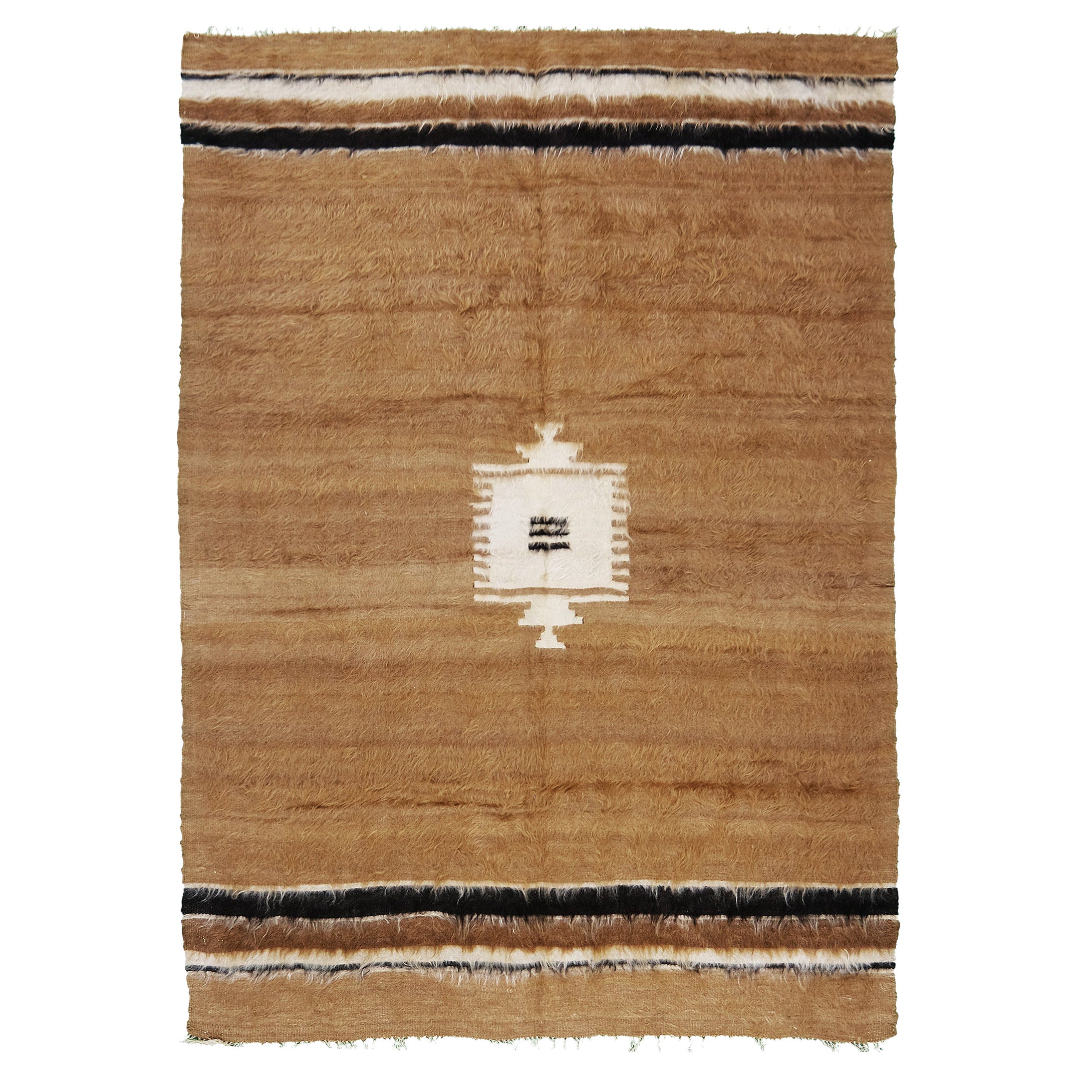 Türkischer Tulu-Teppich, Vintage im Angebot