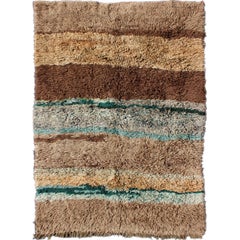 Vintage Turkish Tulu Rug with Modern Design for Modern & Contemporary Interiors
