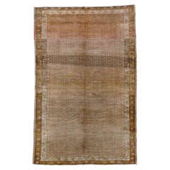 Vintage Turkish Village Rug In Different Shades of Brown 