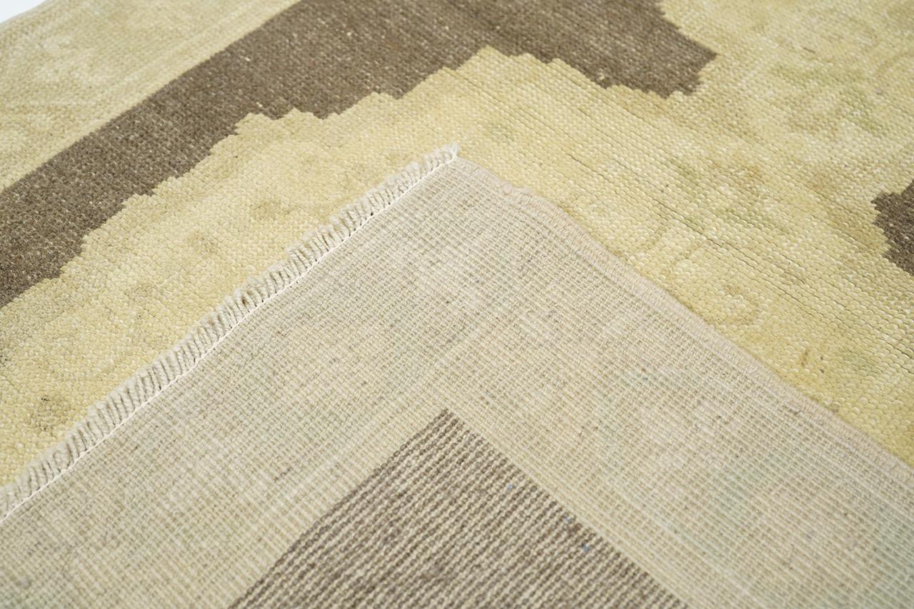 Vintage Türkische Wolle Teppich 3'1