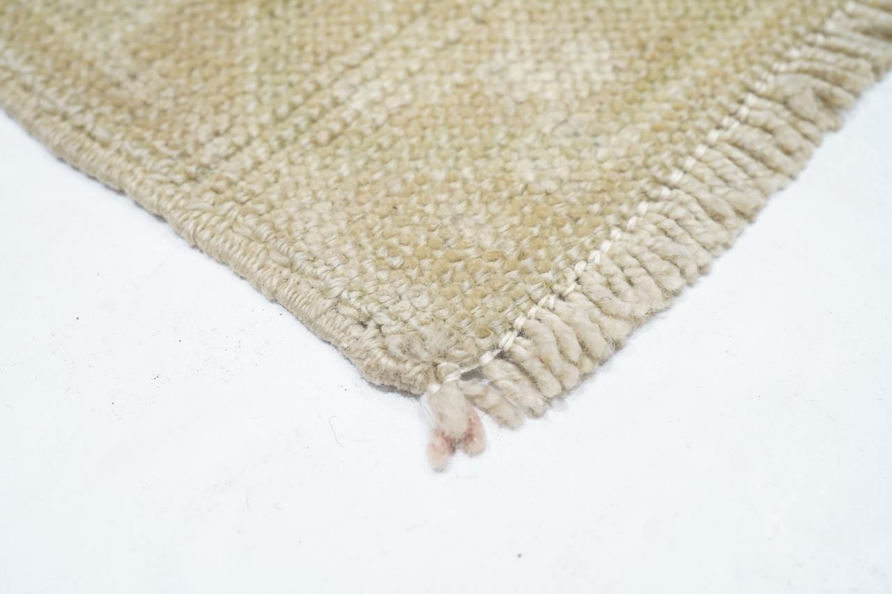 Vintage Türkische Wolle Teppich 3'1