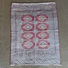 Vintage Turkish Wool Rug 48" x 63"