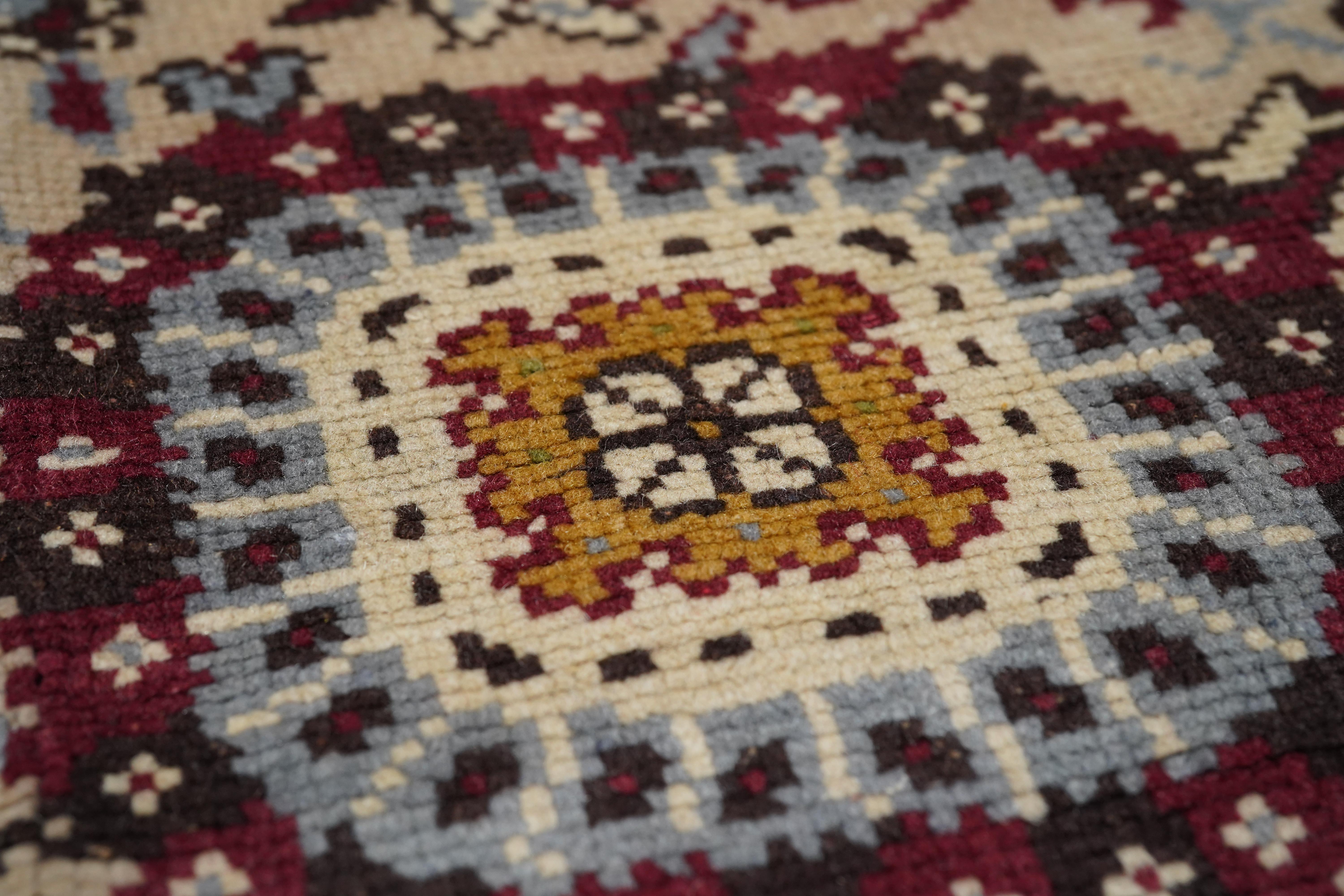 Vintage Turkish Wool Rug 6’3