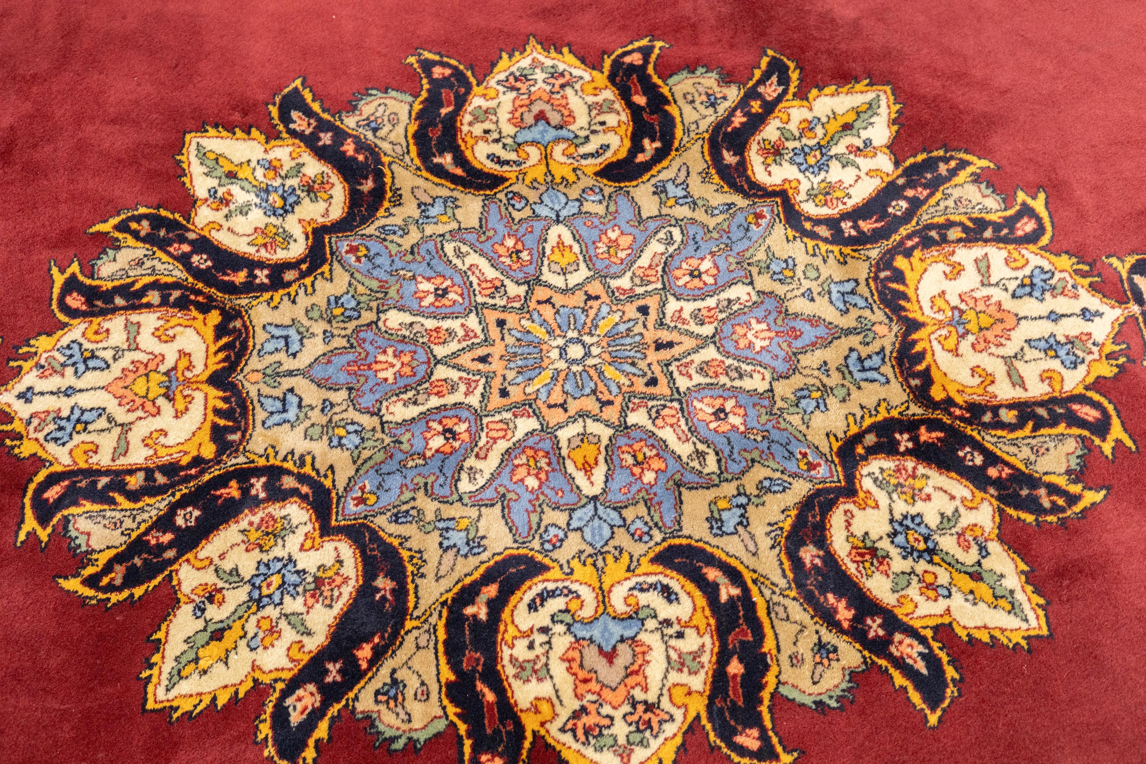 Tapis turc vintage 7'8'' x 11'4'' en vente 4