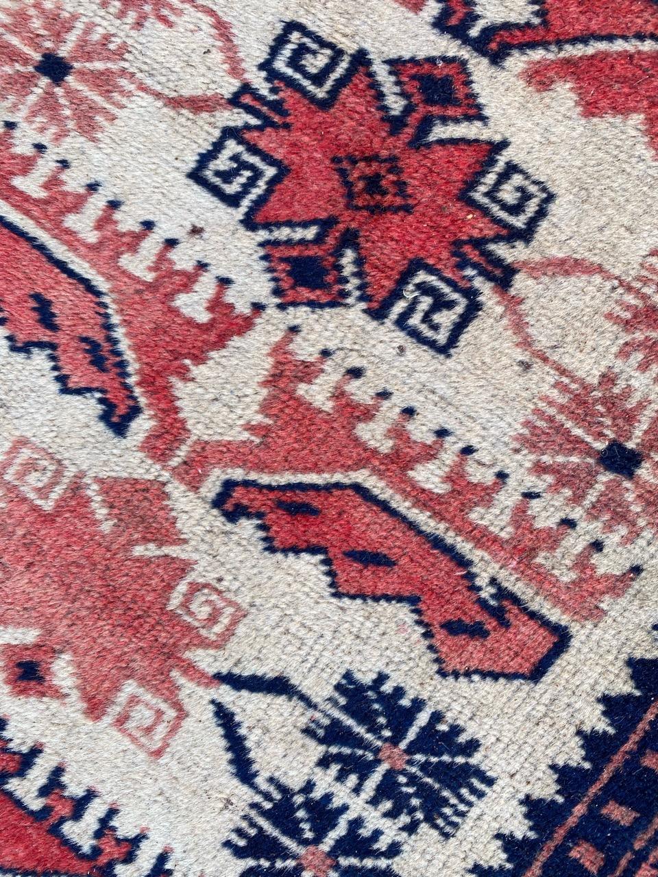 Türkischer Yagcibedir-Läufer im Vintage-Stil im Angebot 1