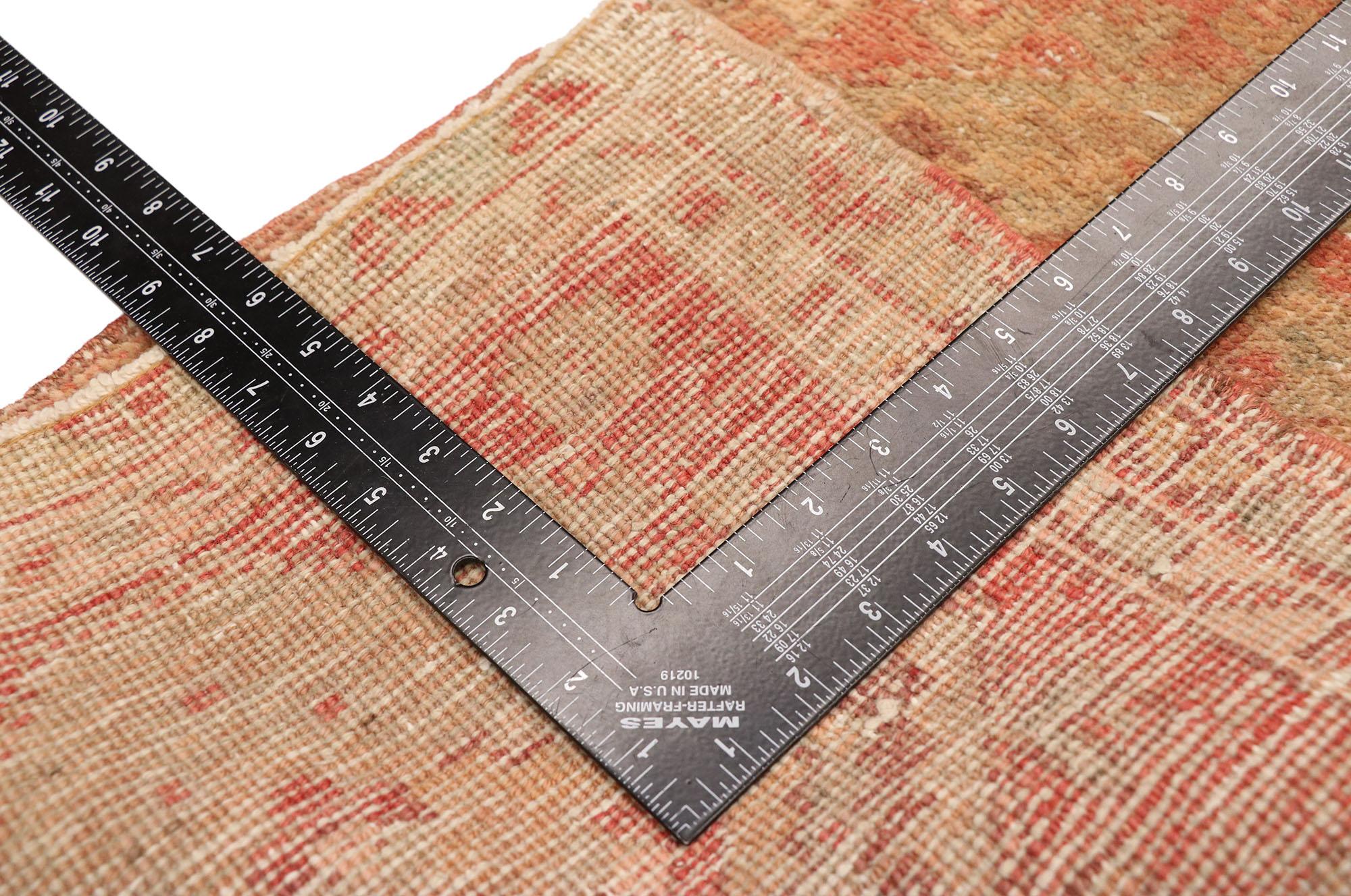 Hand-Knotted Vintage Turkish Carpet, Timeless Appeal Meets Laid-Back Luxury For Sale