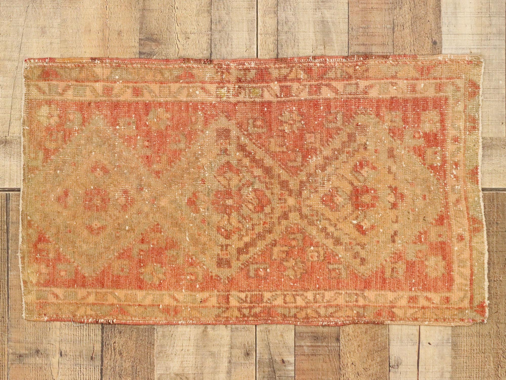 20th Century Vintage Turkish Carpet, Timeless Appeal Meets Laid-Back Luxury For Sale