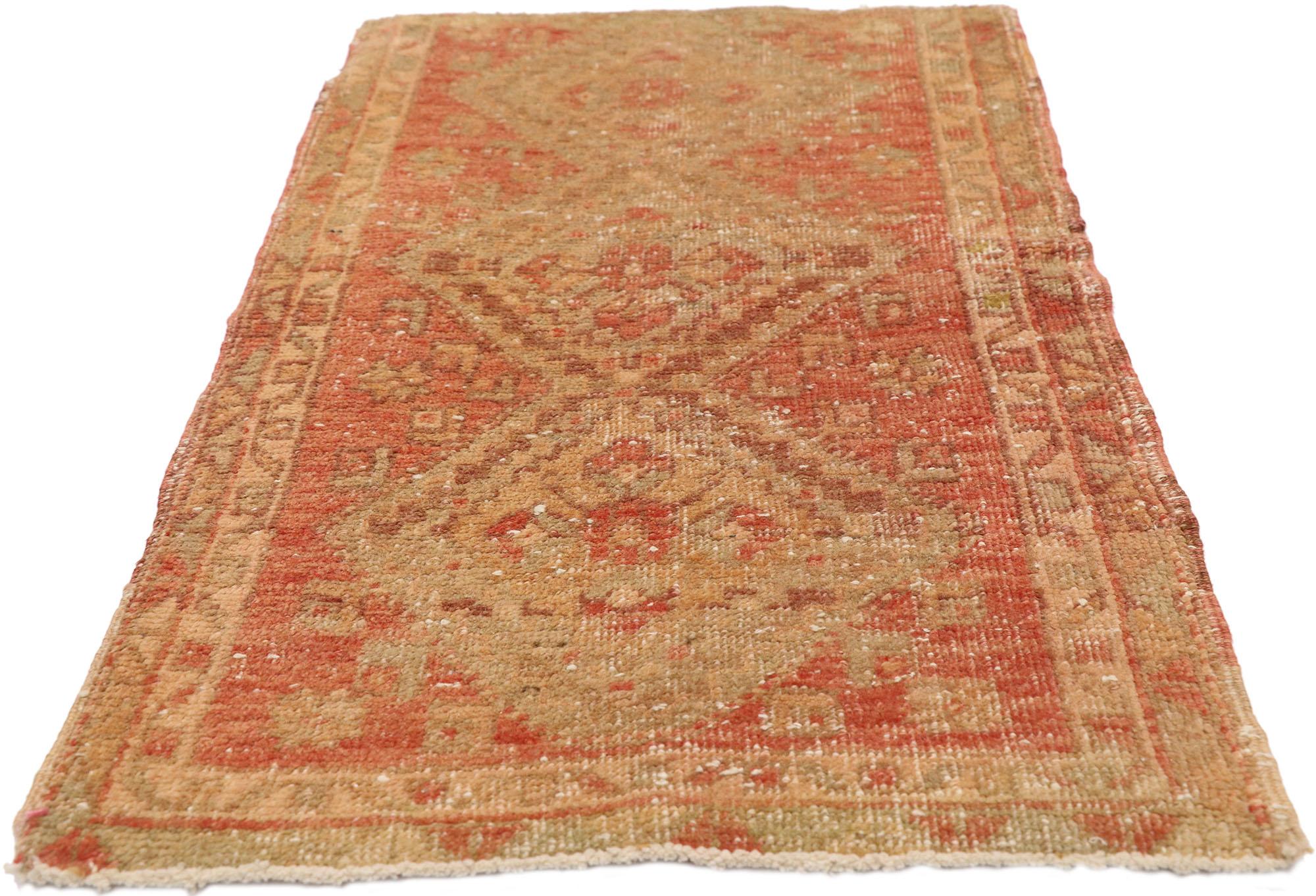 Vintage Turkish Carpet, Timeless Appeal Meets Laid-Back Luxury For Sale 1