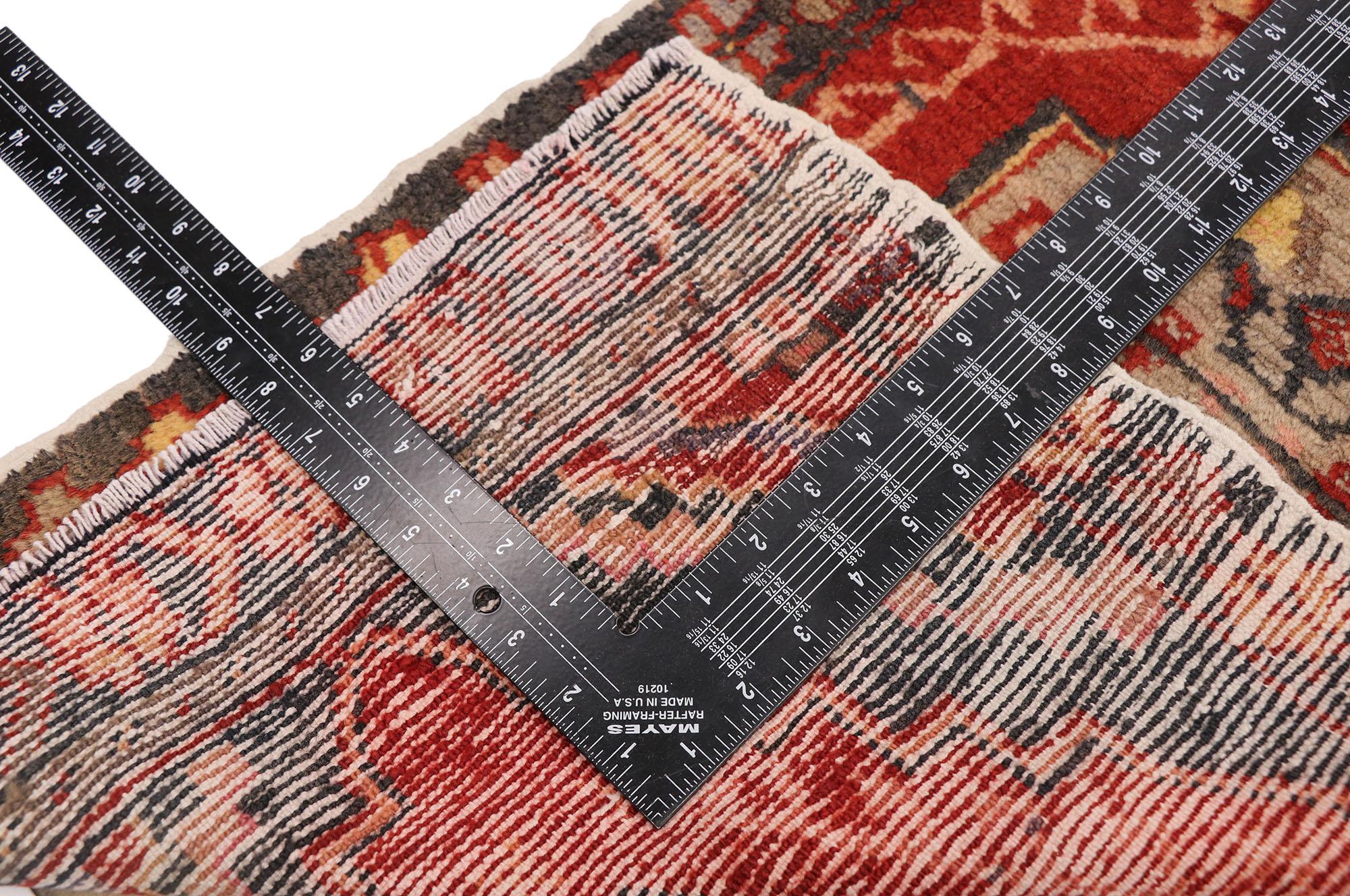 20th Century Vintage Turkish Carpet, Timeless Appeal Meets Stylish Durability For Sale