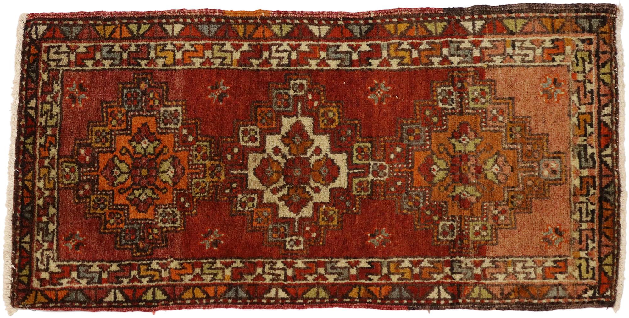 Alfombra turca vintage Yastik Oushak, el atractivo atemporal se une a la durabilidad con estilo Lana en venta