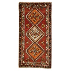 Vintage Turkish Yastik Oushak Carpet, Timeless Appeal Meets Stylish Durability