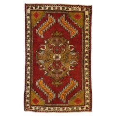 Vintage Turkish Carpet, Timeless Appeal Meets Stylish Durability