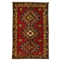 Vintage Turkish Carpet, Timeless Appeal Meets Stylish Durability