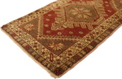 Vintage Turkish Yastik Rug, Timeless Appeal Meets Stylish Durability