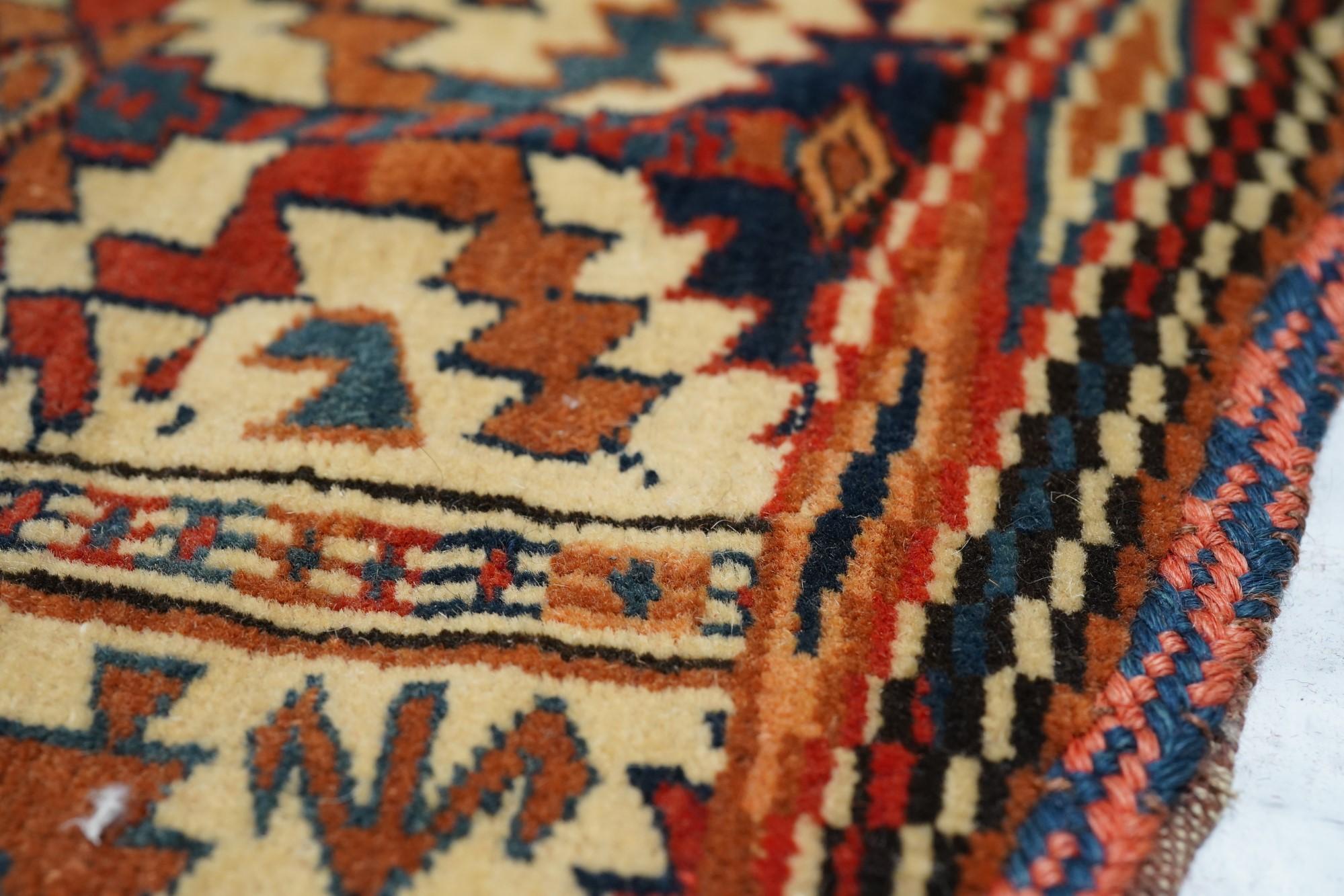 Mid-20th Century Vintage Turkman Rug For Sale